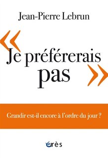 Front cover_Je préfèrerais pas