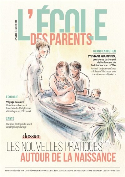 Front cover_L'Ecole des parents, n°648. Les nouvelles pratiques autour de la naissance