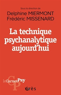Front cover_La technique psychanalytique aujourd'hui