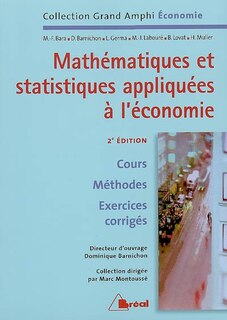 Front cover_Mathématiques et statistiques appliquées à l'économie