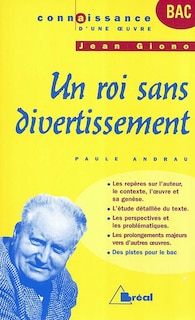 Couverture_Un roi sans divertissement, Jean Giono
