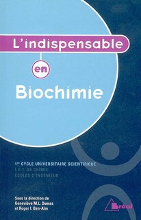 Front cover_L' indispensable en biochimie