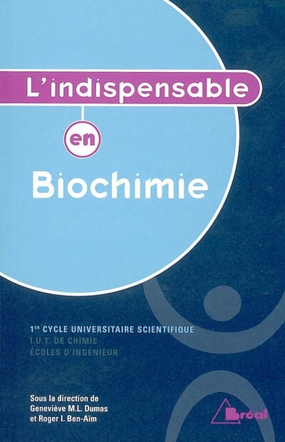 Front cover_L' indispensable en biochimie