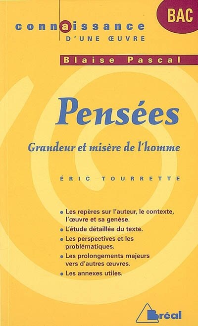 Couverture_Pensées, Blaise Pascal