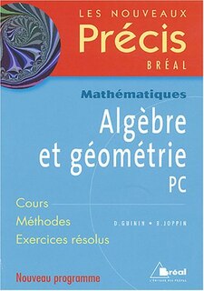 Front cover_Nouveau précis algèbre et géométrie PC