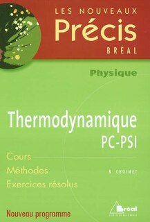 Front cover_Thermodynamique PC-PSI