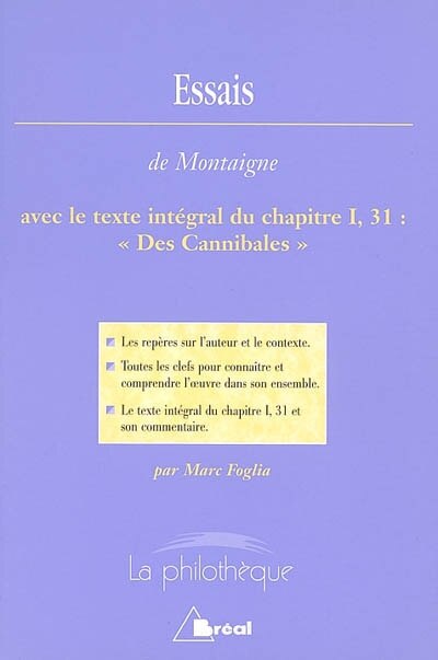 Couverture_Essais, Montaigne