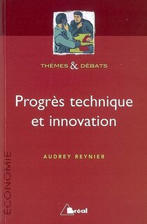 Front cover_Progrès technique et innovation