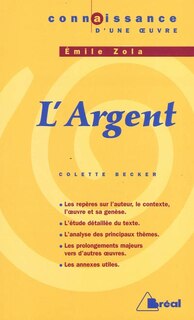Couverture_L' argent, Emile Zola