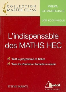 Front cover_L' indispensable des maths HEC