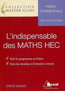 Front cover_L' indispensable des maths HEC