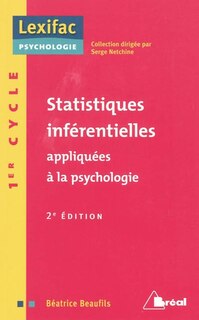 Couverture_Statistiques inférentielles appliquées à la psychologie