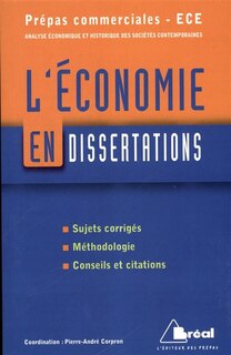 Couverture_L' économie en dissertations