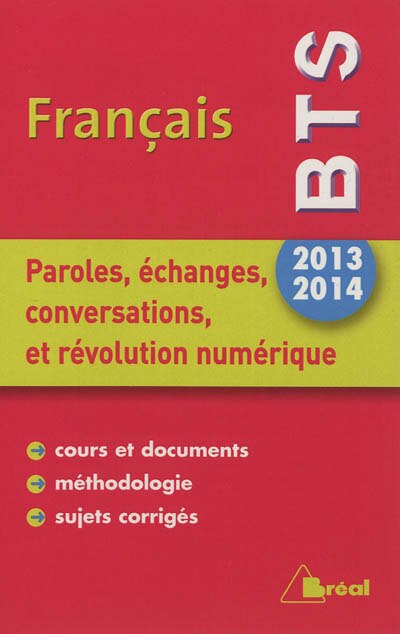 Front cover_Fran&ccedil;ais BTS 2013-2014