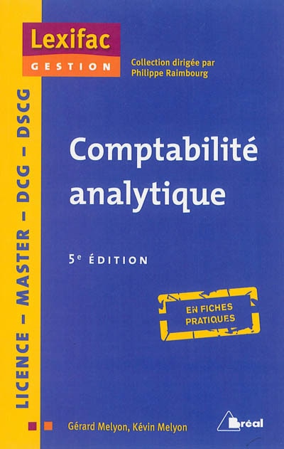 Front cover_Comptabilit&eacute; analytique