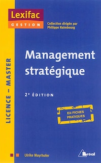 Front cover_Management stratégique
