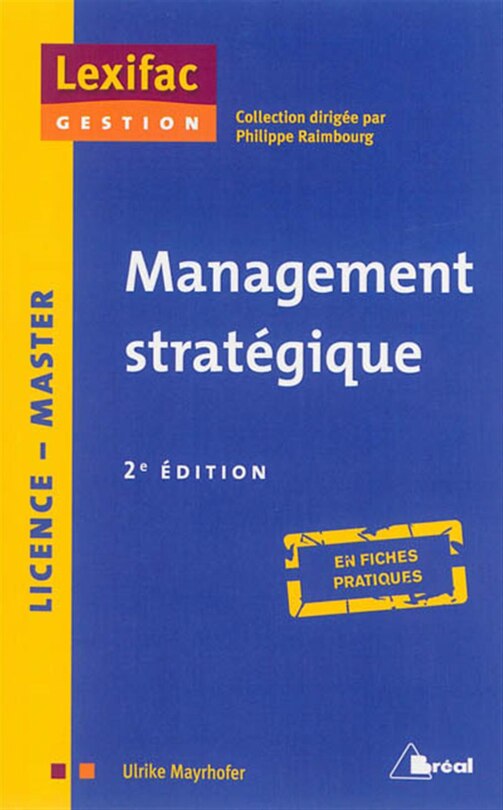 Front cover_Management stratégique