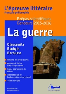 Front cover_La guerre