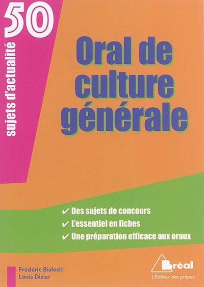 Front cover_Oral de culture générale