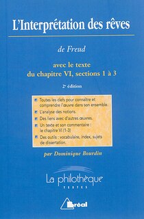 Front cover_L'interprétation des rêves, Sigmund Freud : avec le texte du chapitre VI, sections 1 à 3