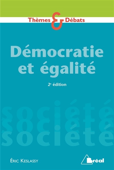 Front cover_Démocratie et égalité