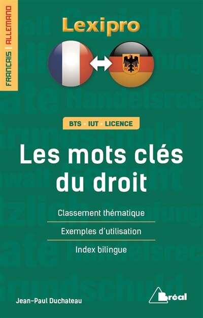 Front cover_Les mots-clés du droit, français-allemand