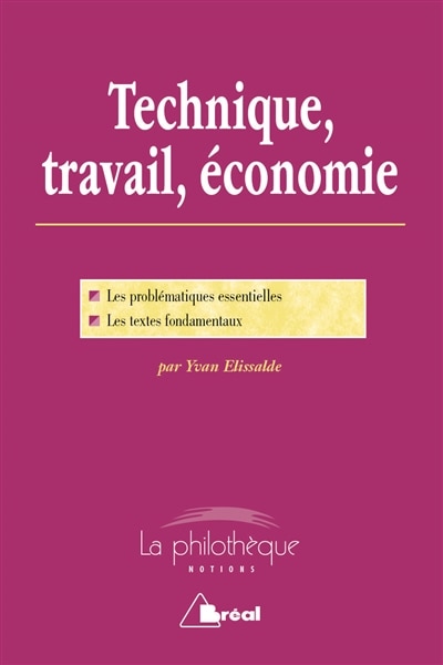 Couverture_Technique, travail, économie