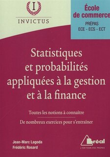 Front cover_Statistiques et probabilités appliquées à la gestion et à la finance