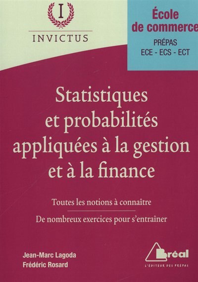Front cover_Statistiques et probabilités appliquées à la gestion et à la finance