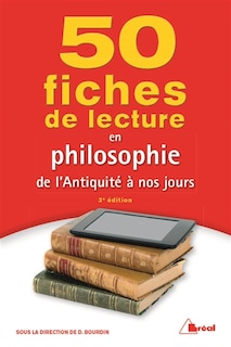 Couverture_50 fiches de lecture en philosophie de l'Antiquité à nos jours