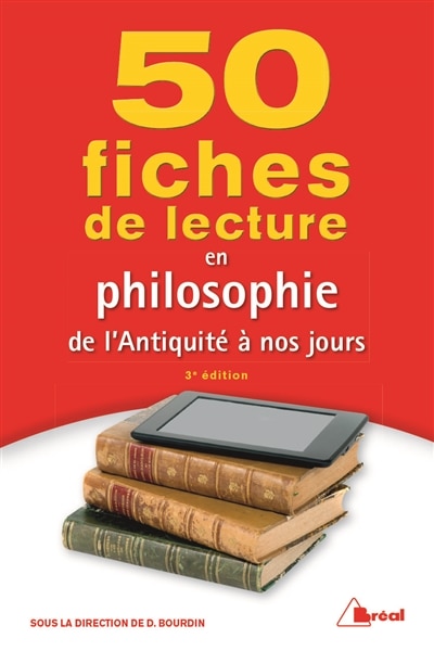 Couverture_50 fiches de lecture en philosophie de l'Antiquité à nos jours