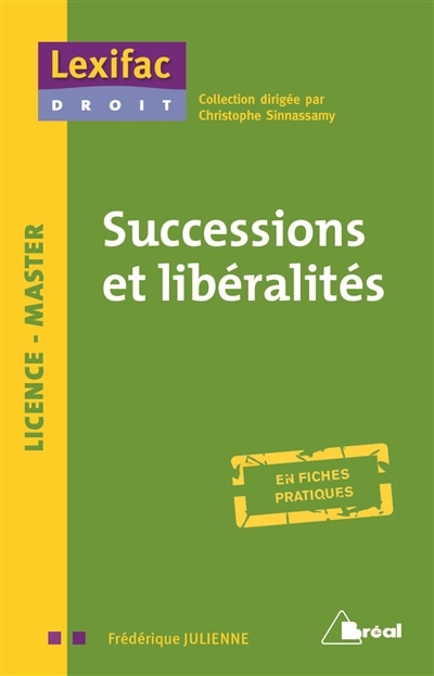 Couverture_Successions et libéralités
