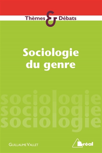 Front cover_Sociologie du genre