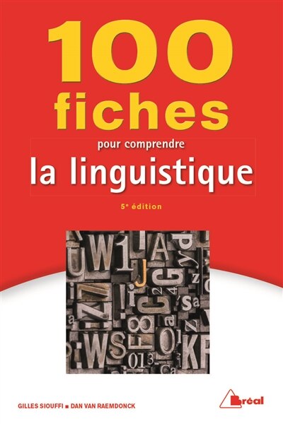 Front cover_100 fiches pour comprendre la linguistique