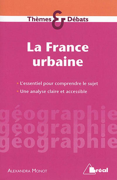 Couverture_La France urbaine
