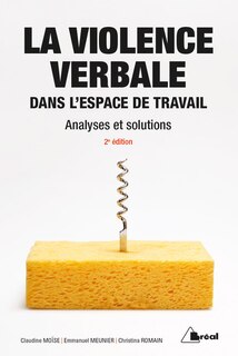 Front cover_La violence verbale dans l'espace de travail
