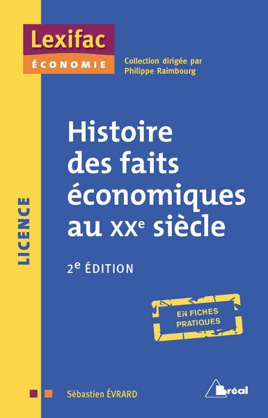 Front cover_Histoire des faits économiques au XXe siècle
