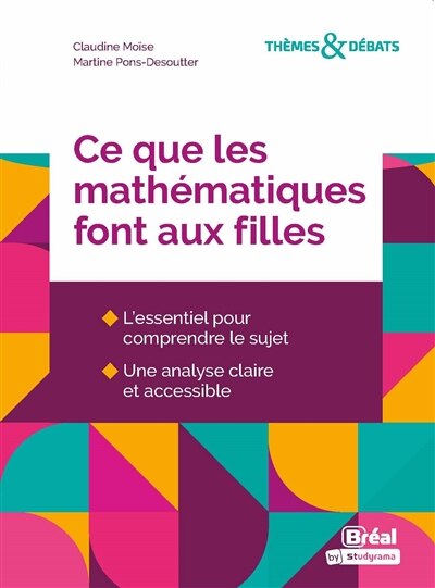 Front cover_Ce que les mathématiques font aux filles