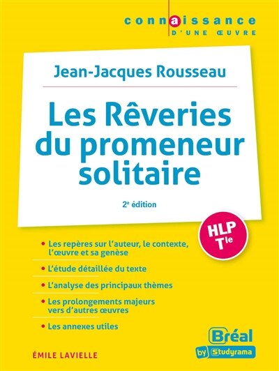 Front cover_Les rêveries du promeneur solitaire, Rousseau