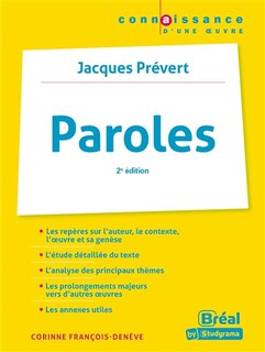 Front cover_Paroles, Jacques Prévert