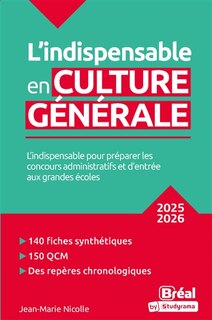 Front cover_L' indispensable en culture générale