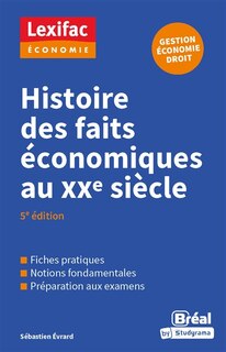 Front cover_Histoire des faits économiques au XXe siècle