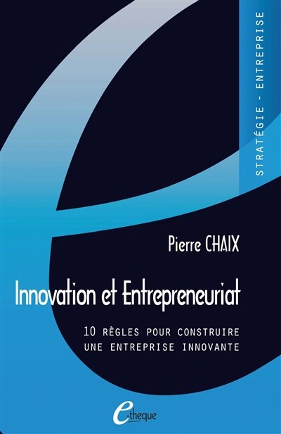 Front cover_Innovation et entrepreneuriat