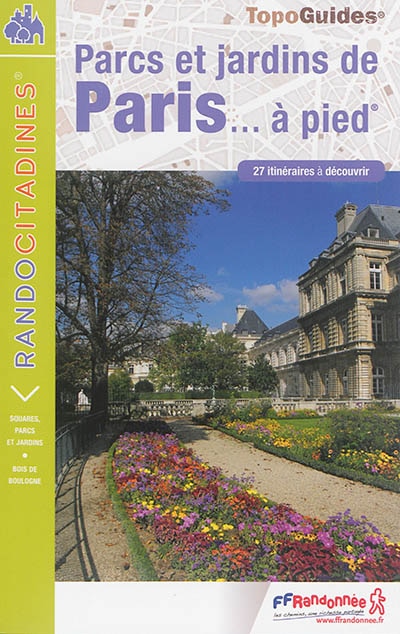 Front cover_Parcs et jardins de Paris... à pied