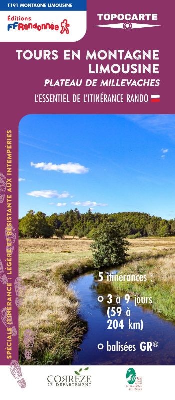 Couverture_Tours en montagne limousine, plateau de Millevaches