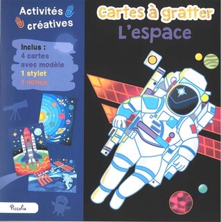 L'espace - Cartes à gratter