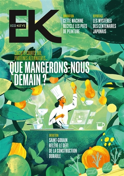 Couverture_Eco keys, n&deg;4. Que mangerons-nous demain ? : circuits courts, bio, prot&eacute;ines alternatives