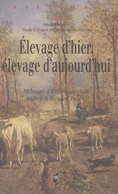 Front cover_Elevage d'hier, élevage d'aujourd'hui