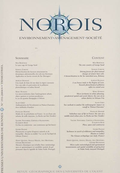 Front cover_Norois, n°193