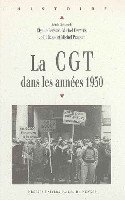 Couverture_La CGT dans les années 1950